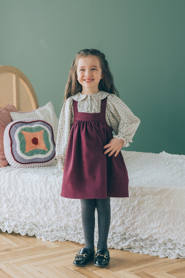 バッククロスジャンパ-スカート〈Purple〉