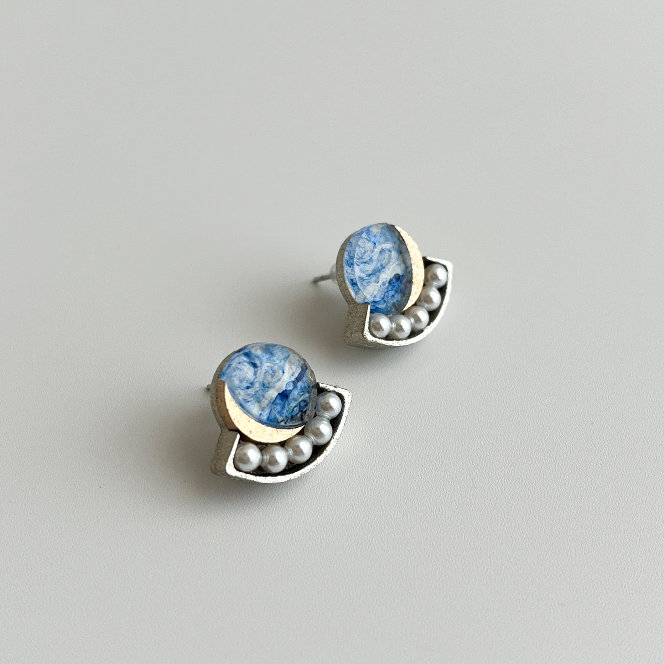 Esnes Nommoc by C/STORE ピアス ゴッホ 星月夜＜東京都美術館