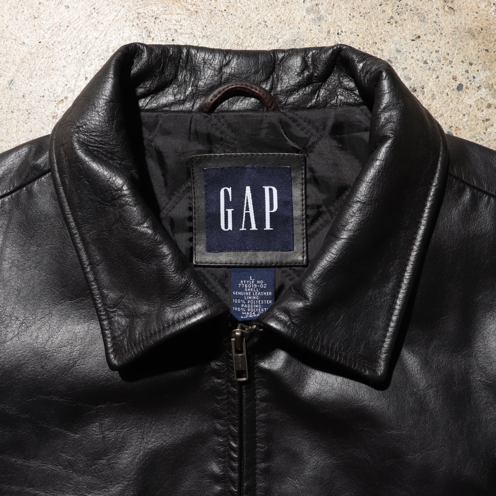 極美品 L ダークブラウン OLD GAP レザージャケット オールドギャップ 