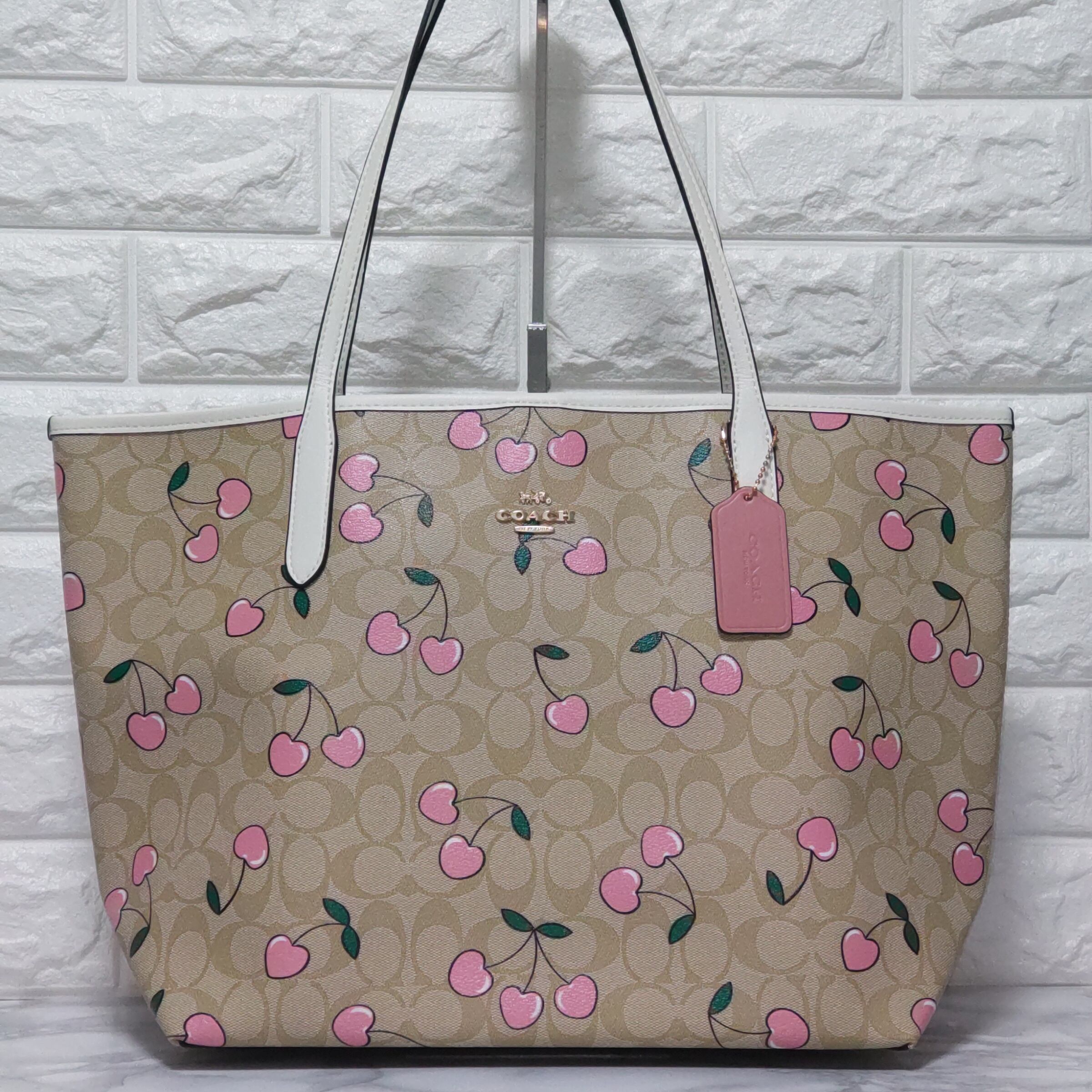 coach コーチ シグネチャーキャンバス トートバッグ 保存袋 カード付 