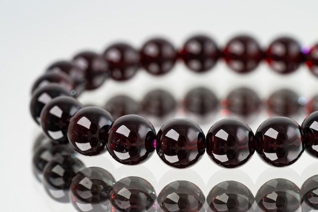 ◆一点物◆【高品質】ガーネット 8mmブレスレット