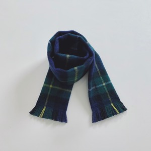 ブラックウォッチのウールマフラー