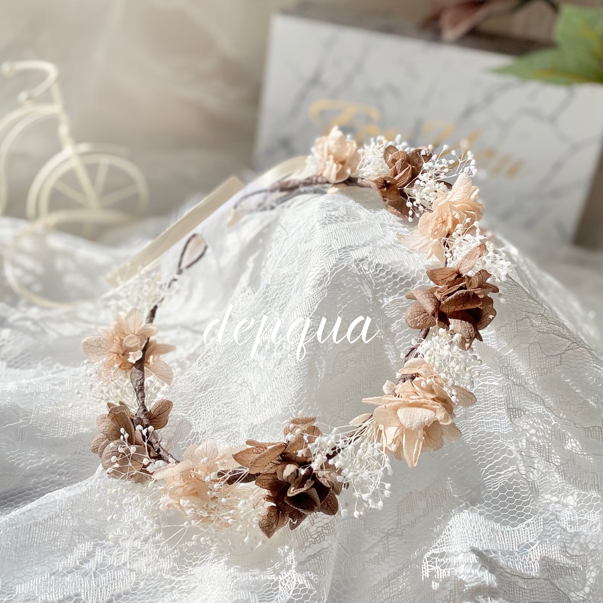 花かんむり ドール用 ベビー キッズ 大人どのサイズでもご注文ok 当店の記念日