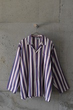 Wide-striped relaxed shirt