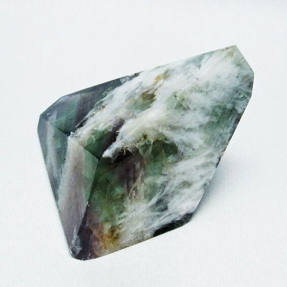 エンジェルフェザー フローライト 原石 一点物 181-3015