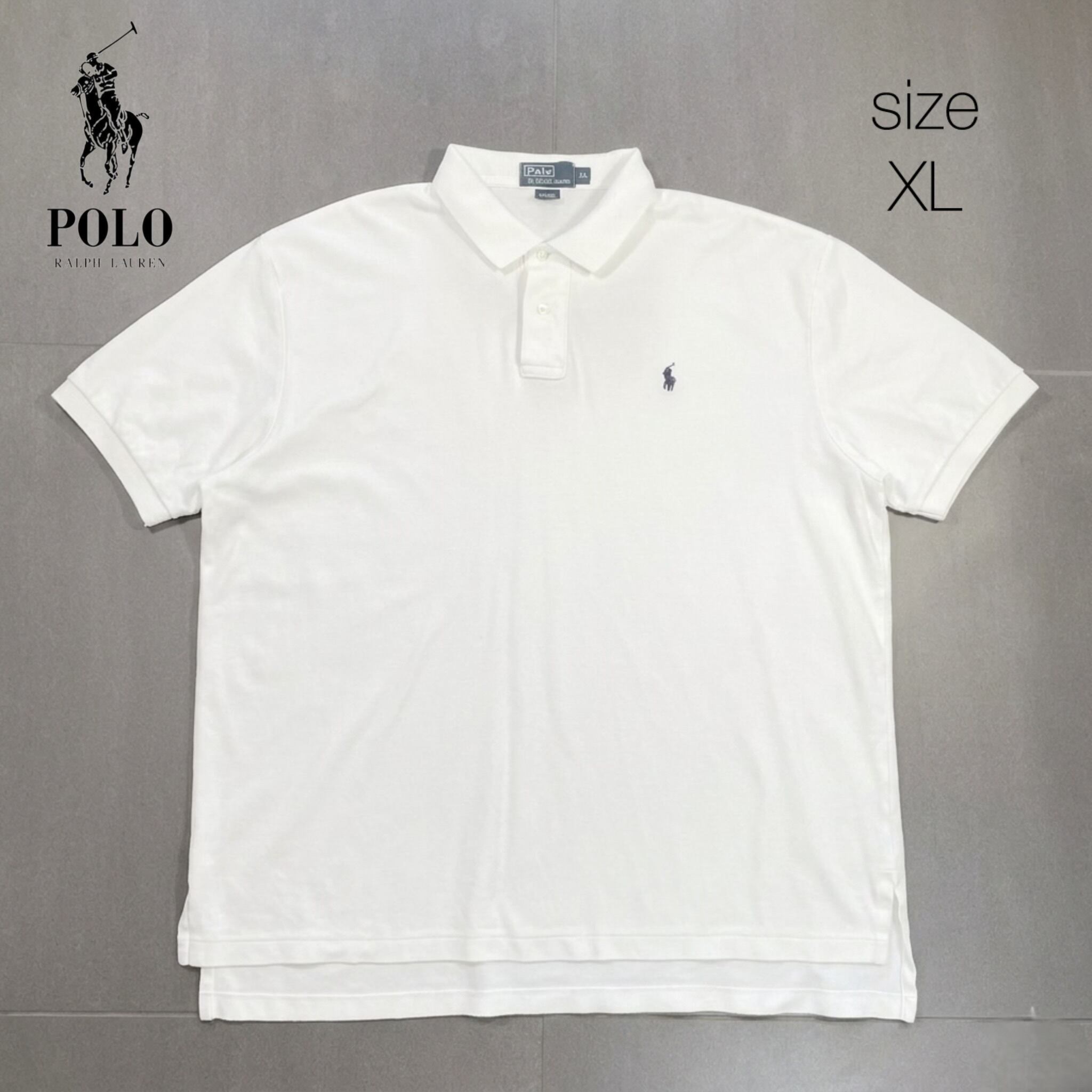 Polo Ralph Lauren ホワイト ポロシャツ 新品タグ付き Ralph Lauren ホワイトポロシャツ 20サイズ ラルフローレン 長袖ワン