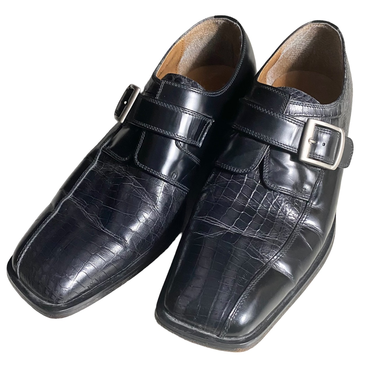 STACY ADAMS monk strap shoes