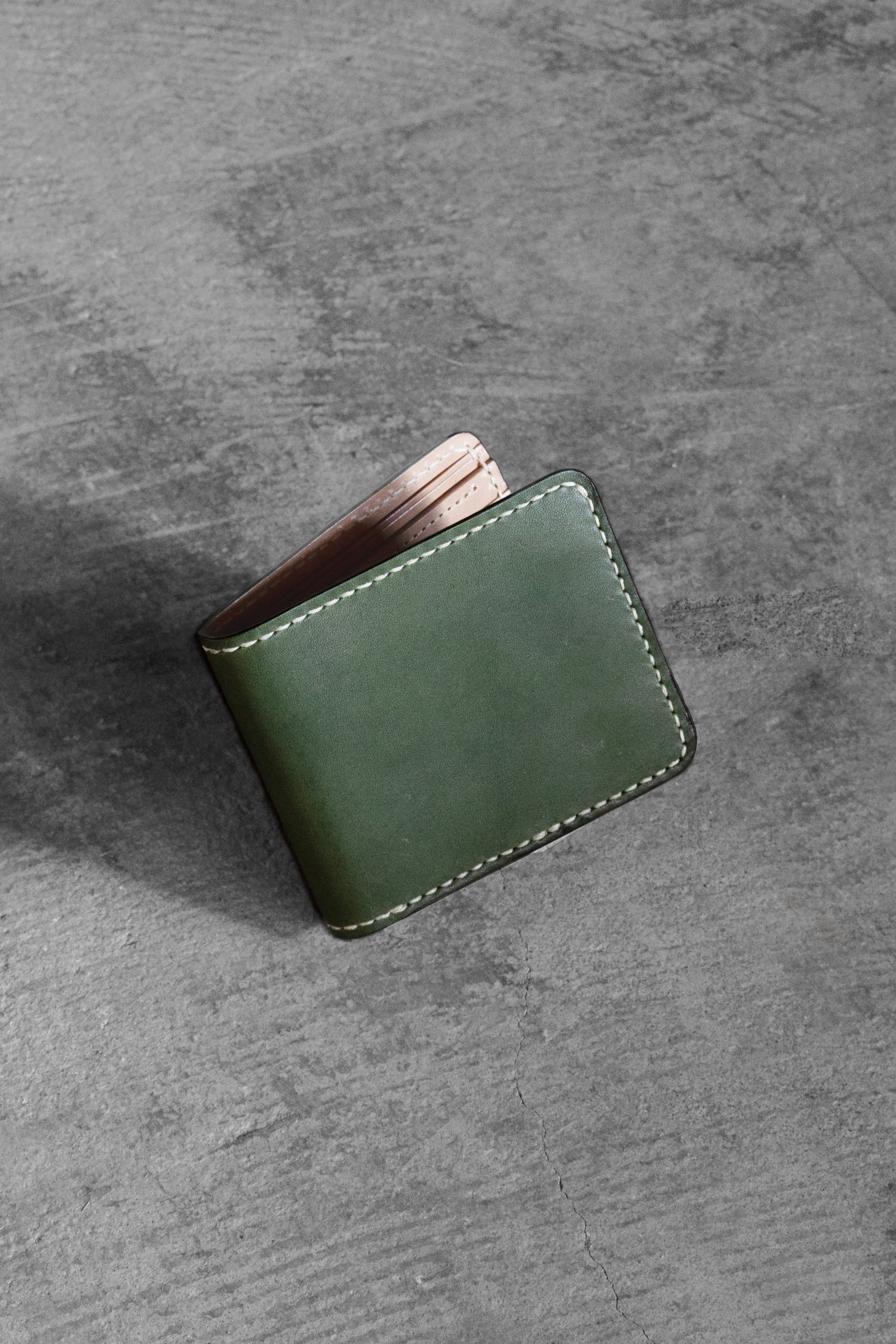 Half wallet / Oil / Coin type【送料無料】 | 高級皮革ならminca