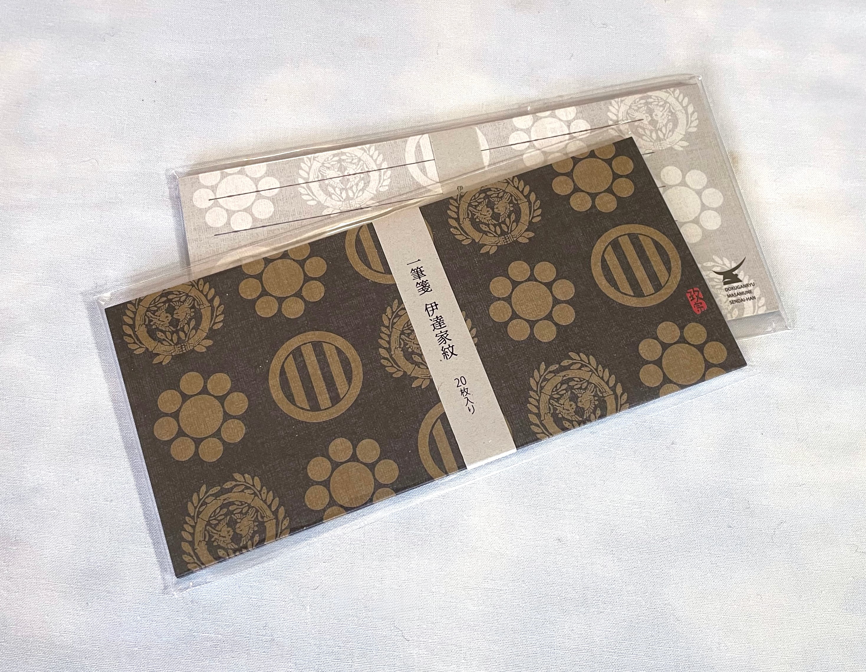 一筆箋 伊達家紋 | みちのく東北 伊達政宗グッズ販売