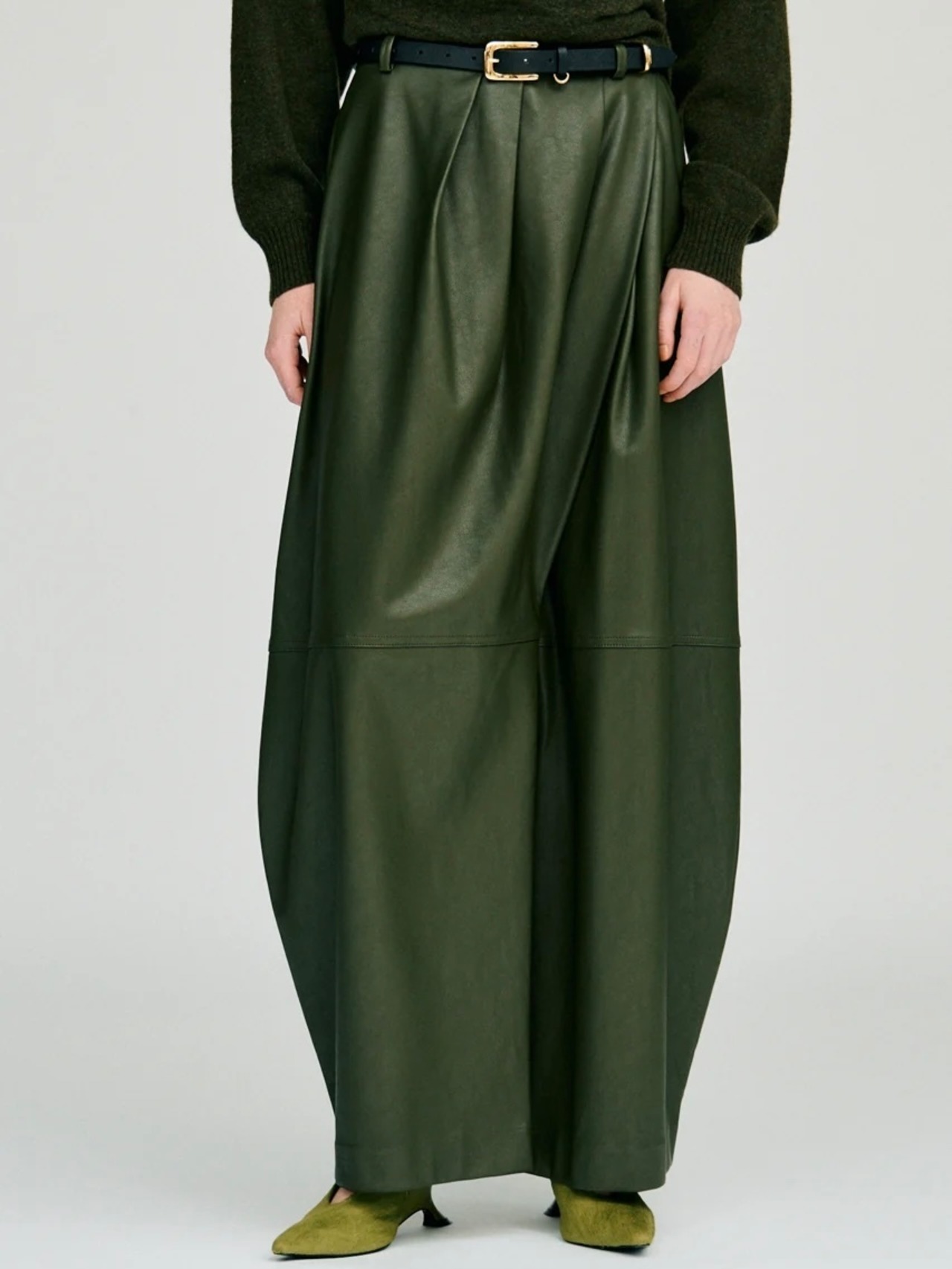 【26AW | WOMEN】PRANK PROJECT プランクプロジェクト / パンツ / Fake Leather Balloon Pants　31262466111 - 2