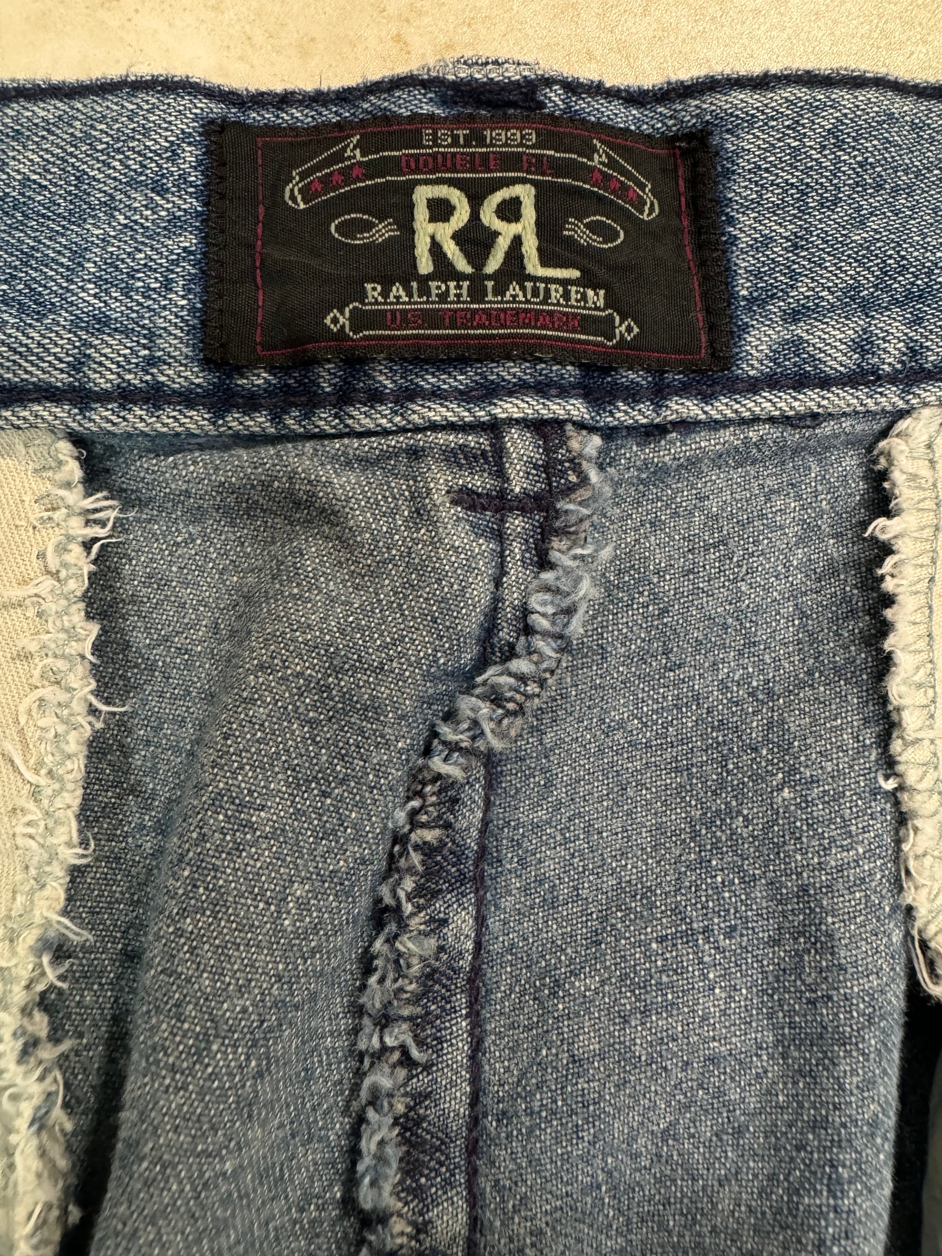 90s RRL ダブルアールエル 三つ星 デニム チノパンツ W30