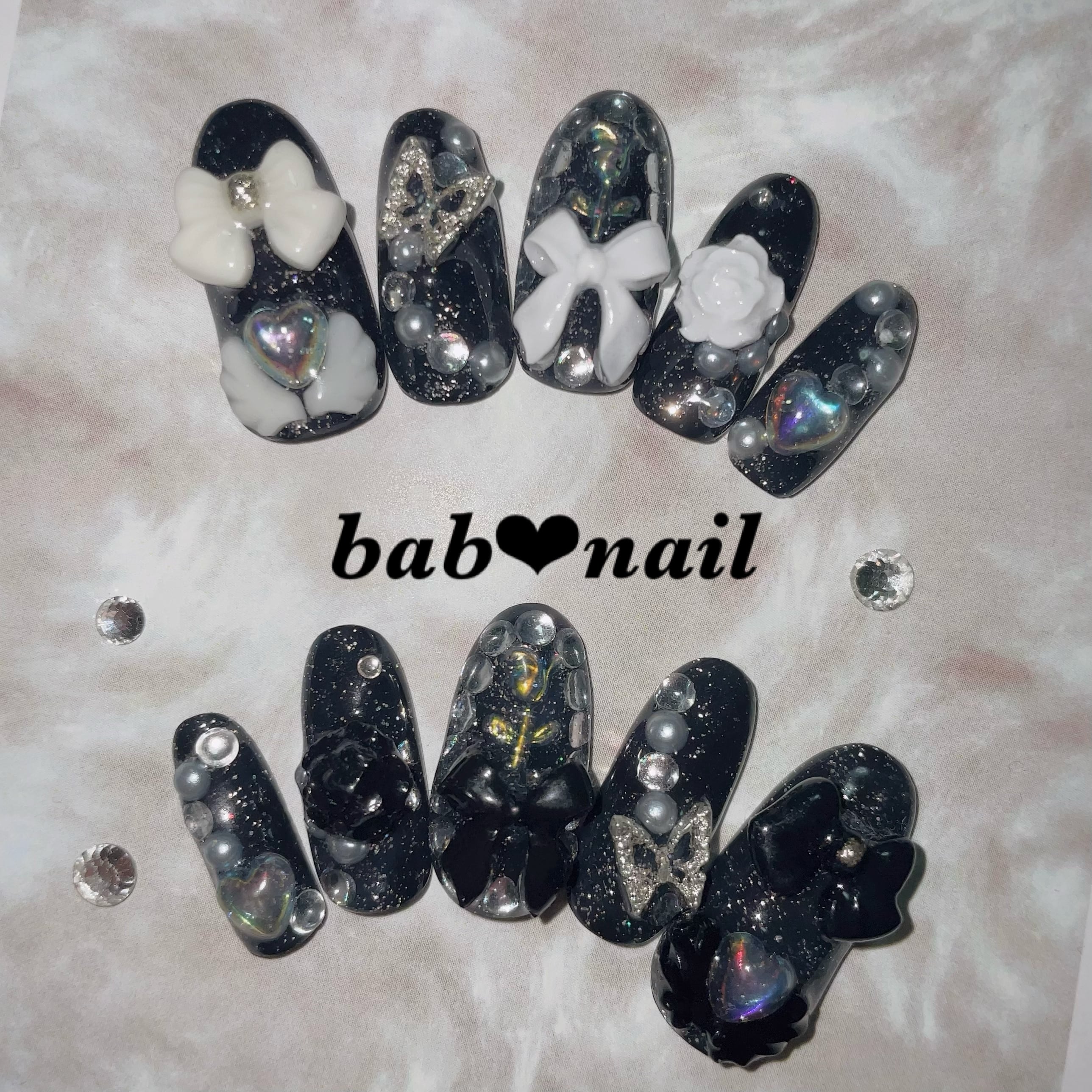スキニーオーバルサイズ表 | ばぶnail❤︎ネイルチップ
