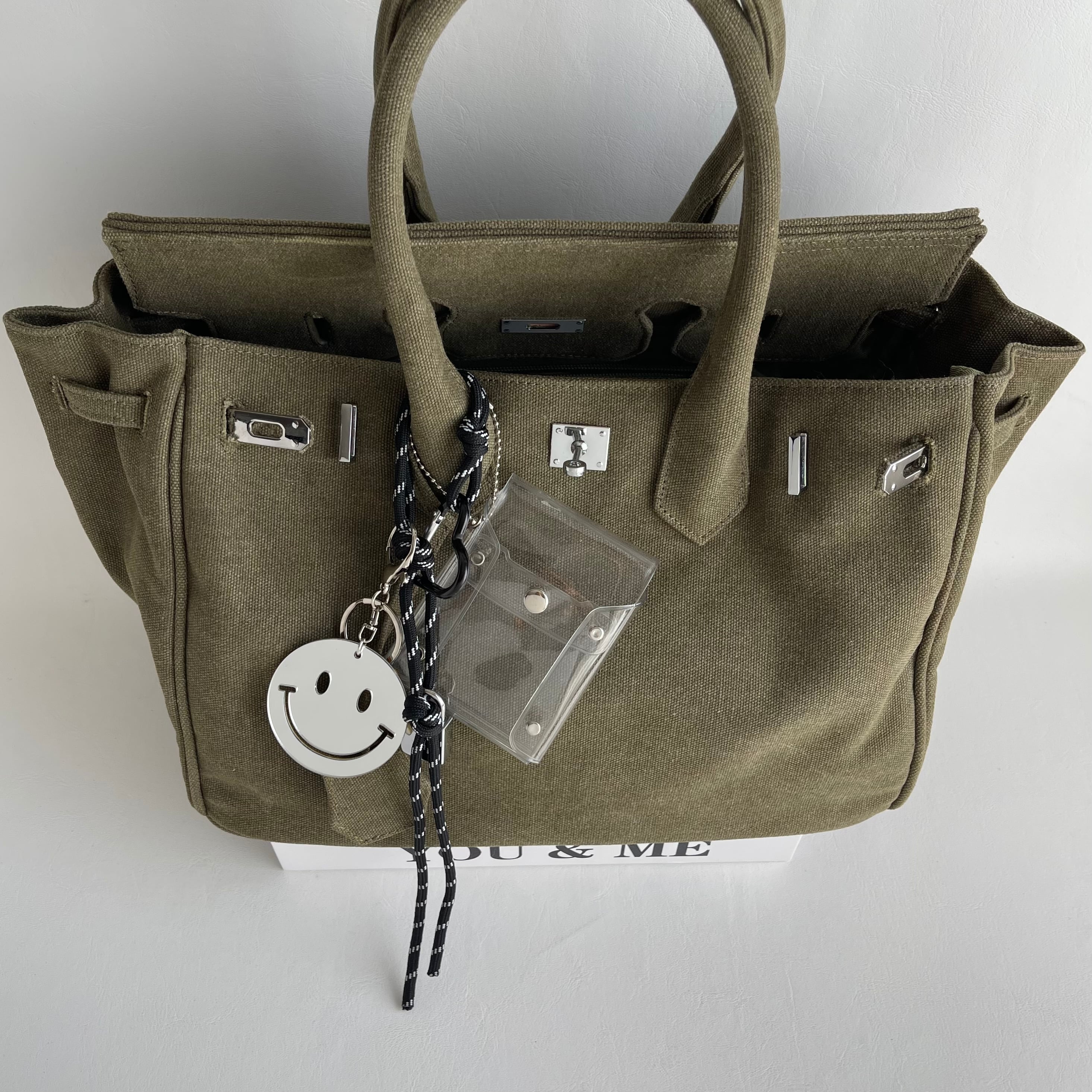予約販売】KANAGU Army BAG / mirror smile & mini case charm | meong