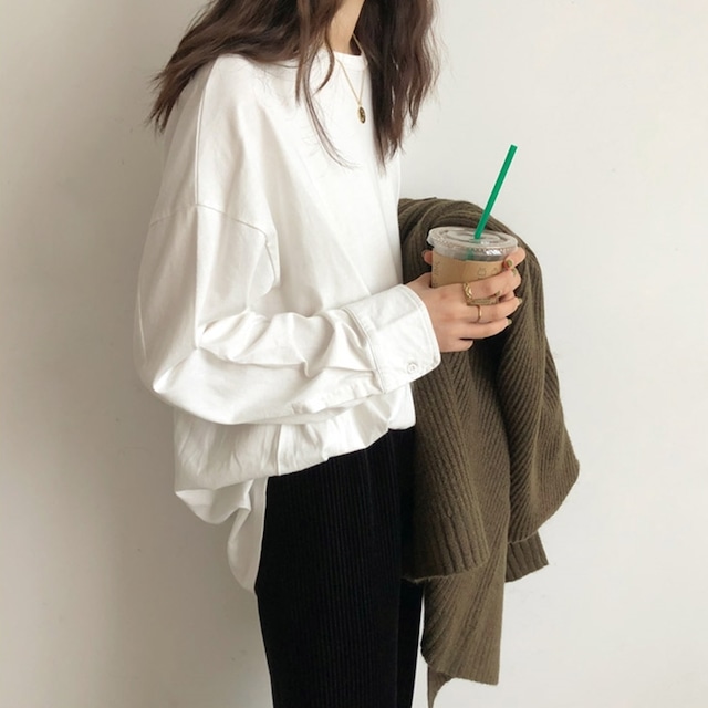 cuff sleeve pullover