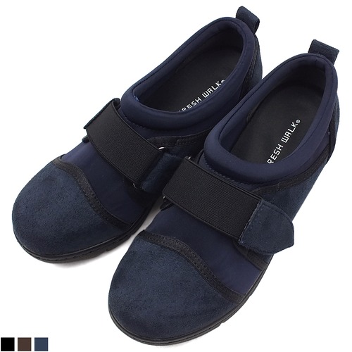 カジュアルシューズ コンフォート ベルト ストレッチ REFRESH WALK