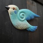 青色の鳥の壁掛け no.5