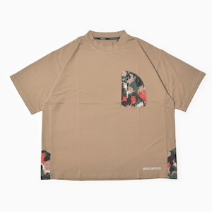 MMA(MOUNTAIN MARTIAL ATRTS) RUN&CAMP Big Pocket Tee Col.Beige