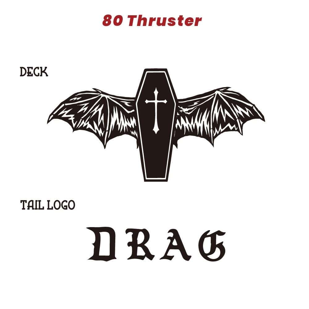 ソフトボード THE COFFIN 8'0 THRUSTERモデル -DRAG SOFTBOARD | Beach