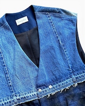 MK27A-V-01  CLOAK-VEST  #BLU  TYPE２