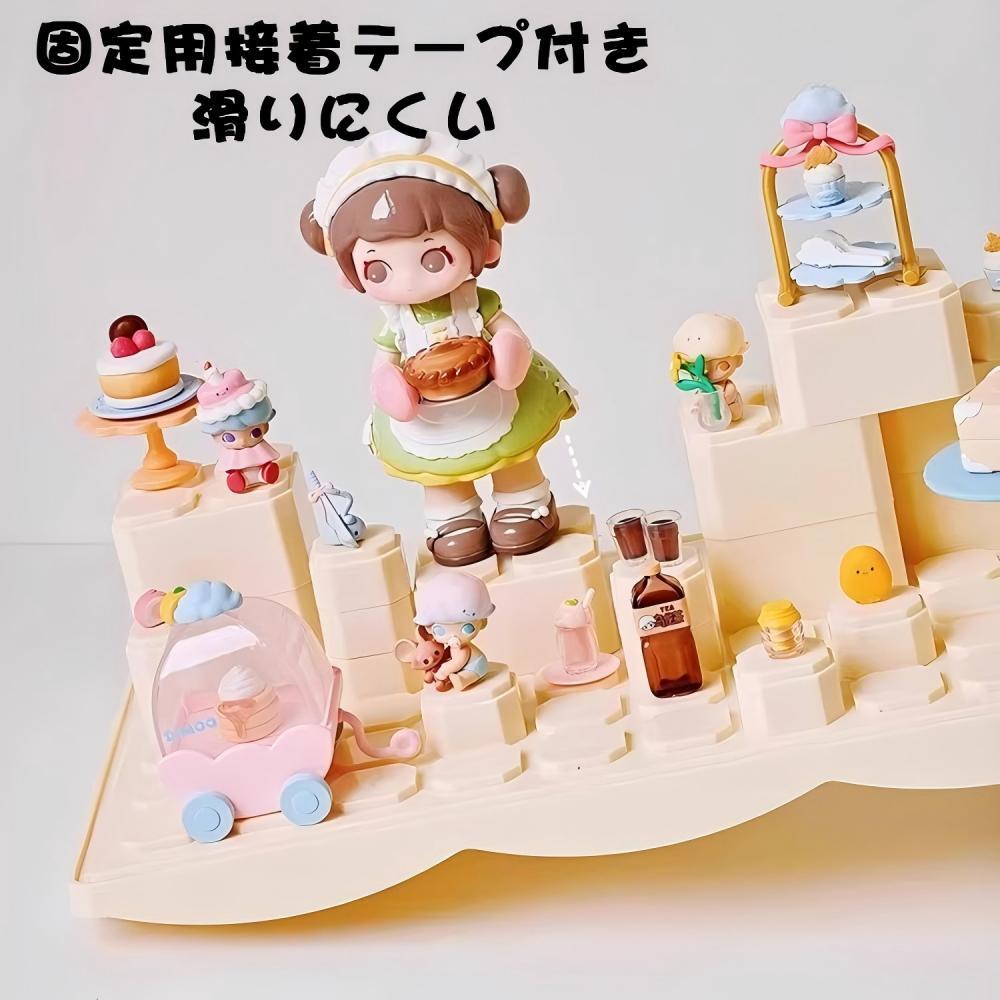 ぬいぐるみ ディスプレイケース 波型雲 収納ボックス 透明アクリル