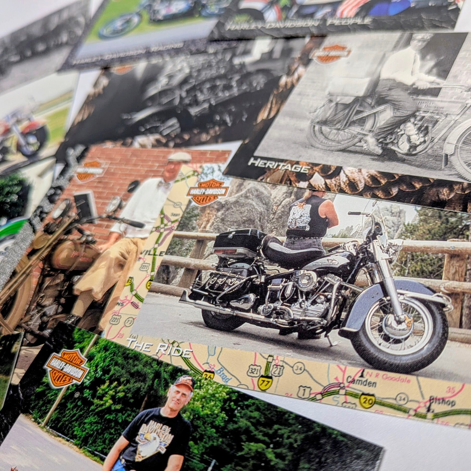 ☆送料無料！☆ VINTAGE 1994【 Harley-Davidson ( ハーレーダビッドソン ) 】トレーディングカード / トレカ 単品 （1個= 18CARDS＋1PATCH入）〚アメリカン雑貨 アメトイ〛