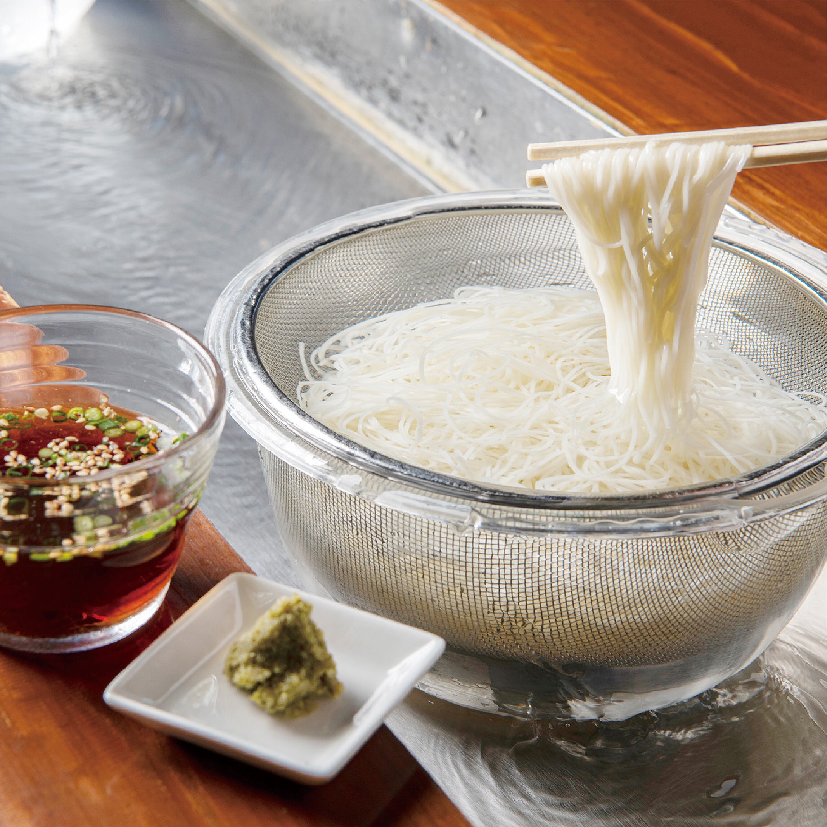 黎華『油抜き』天然　流しそうめんセット☆　期間限定割引＋お椀 そうめんセット - 大館工芸社
