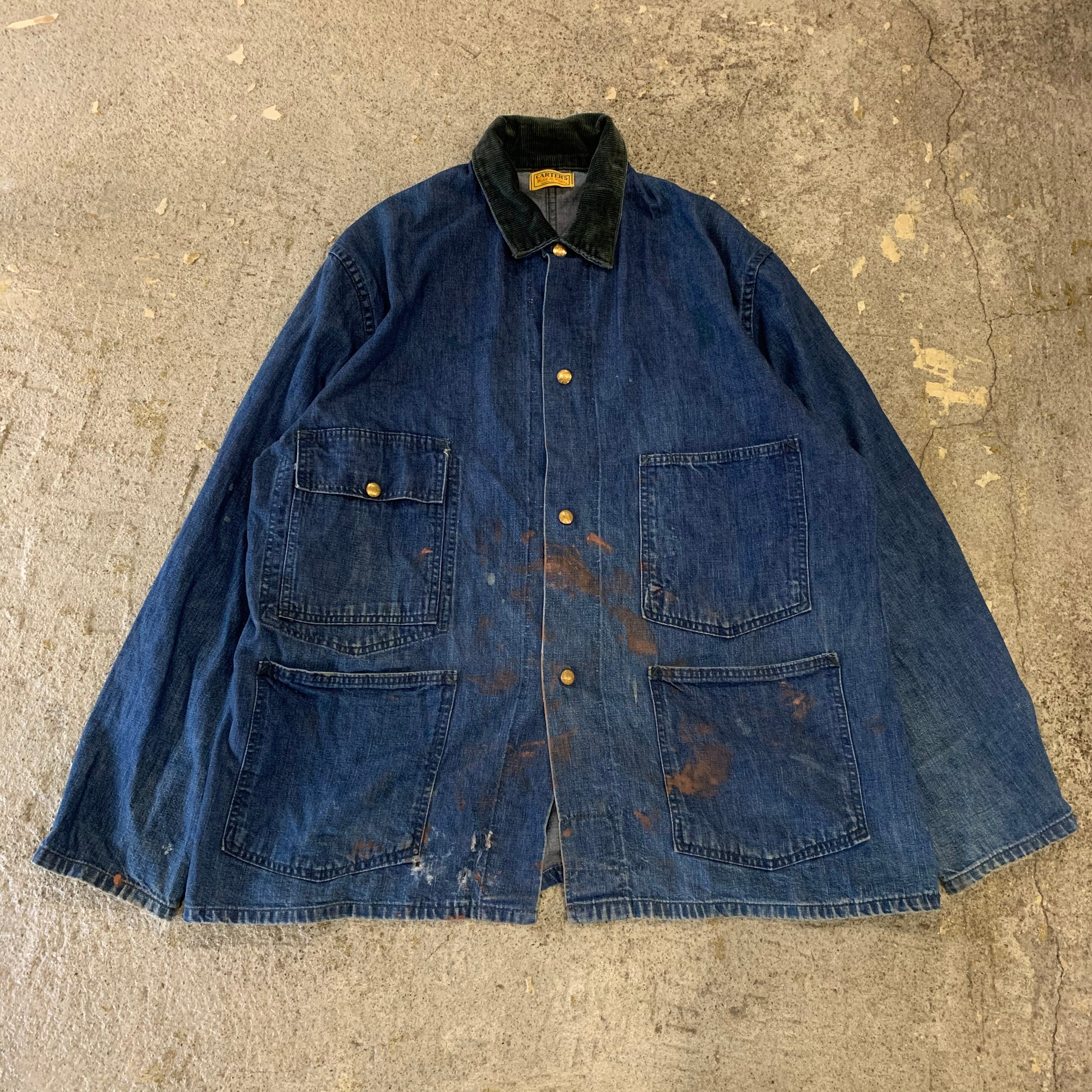Carter's denim coverall デニム カバーオール 60s 60s CARTER'S denim coverall jacket | What'z up
