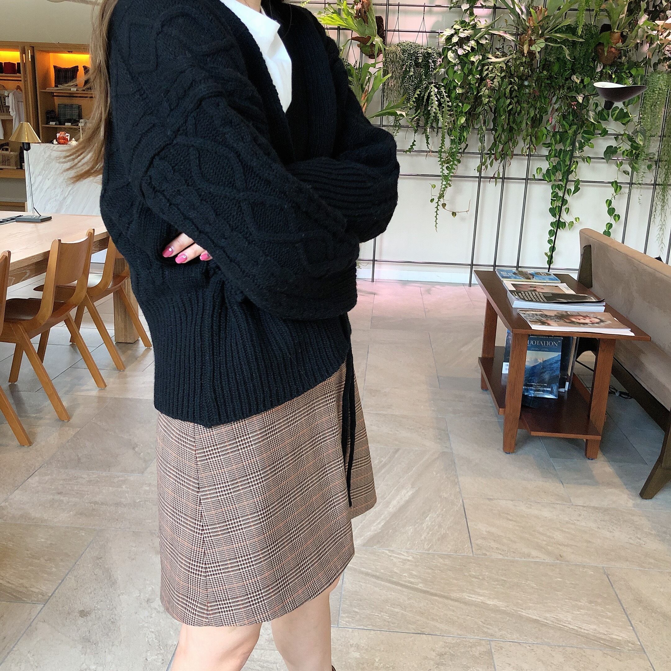 Check mini skirt (10月下旬頃発送予定)