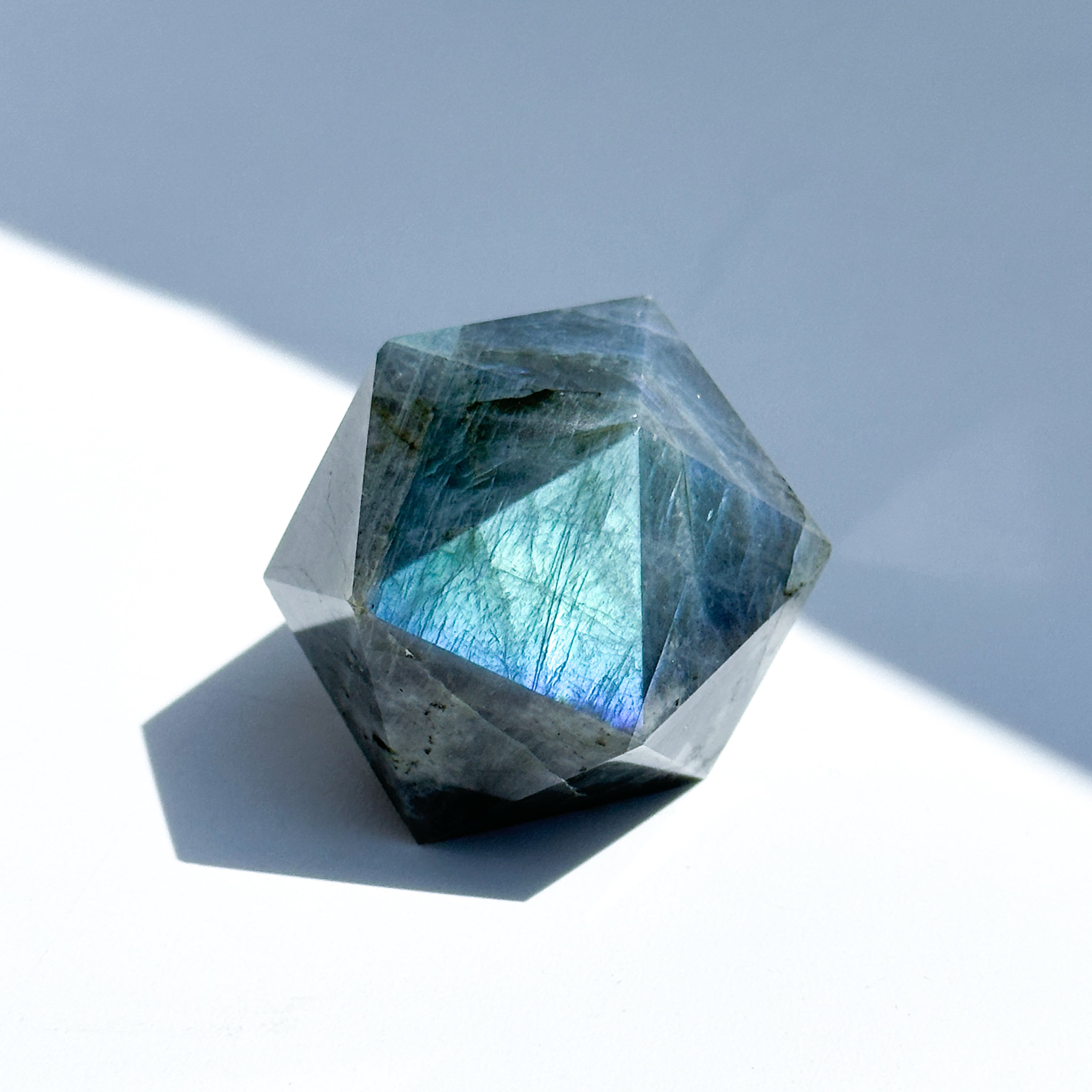 ラブラドライト 正二十面体 03◇ Labradorite ◇天然石・鉱物