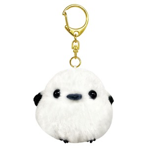 【人気】Amuse アミュファン(AMUFUN) ぬいぐるみ ふくふくシマエナガマスコット キーホルダーシマちゃん white XS