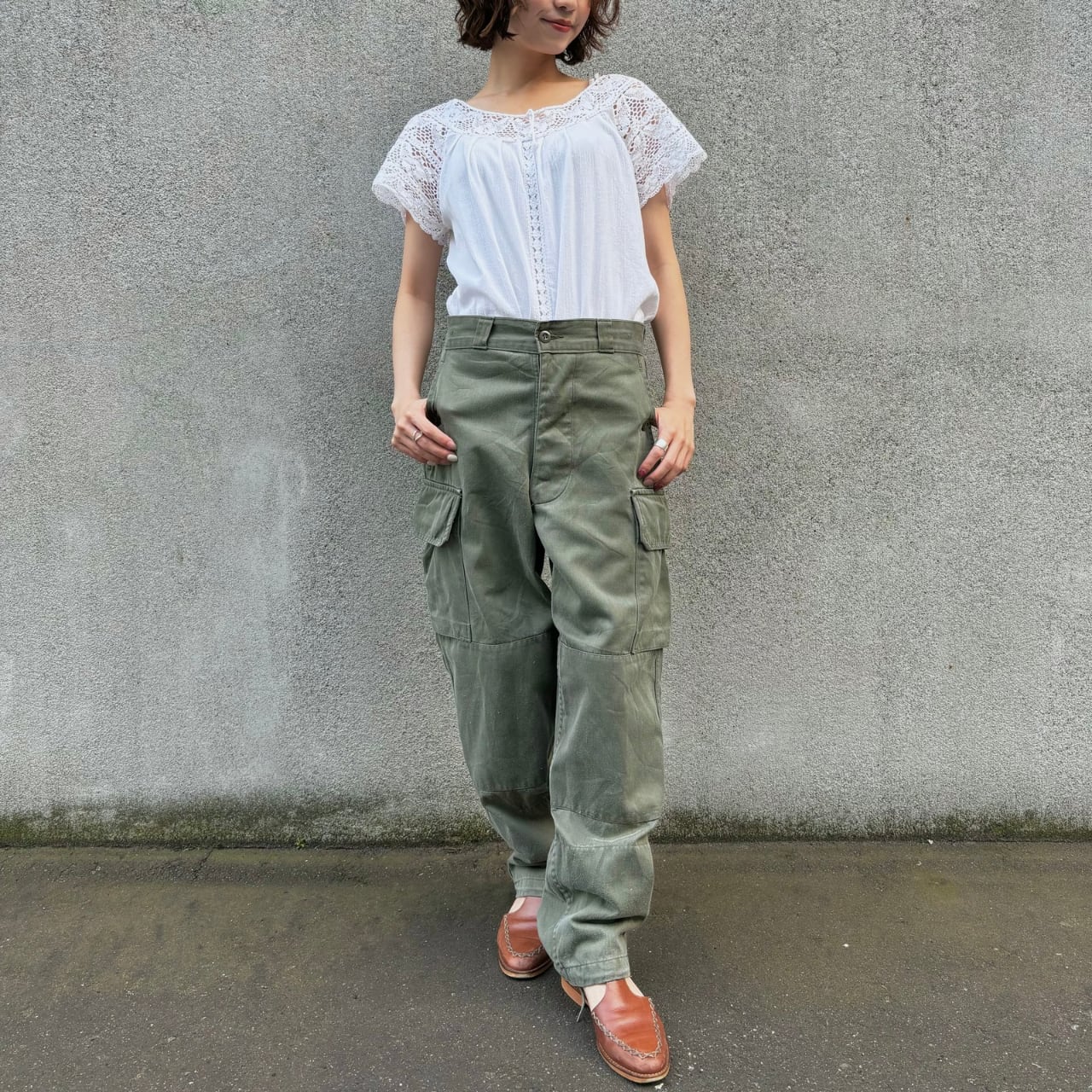 M64フランス軍 カーゴパンツ /軍パン military ユーロミリタリー