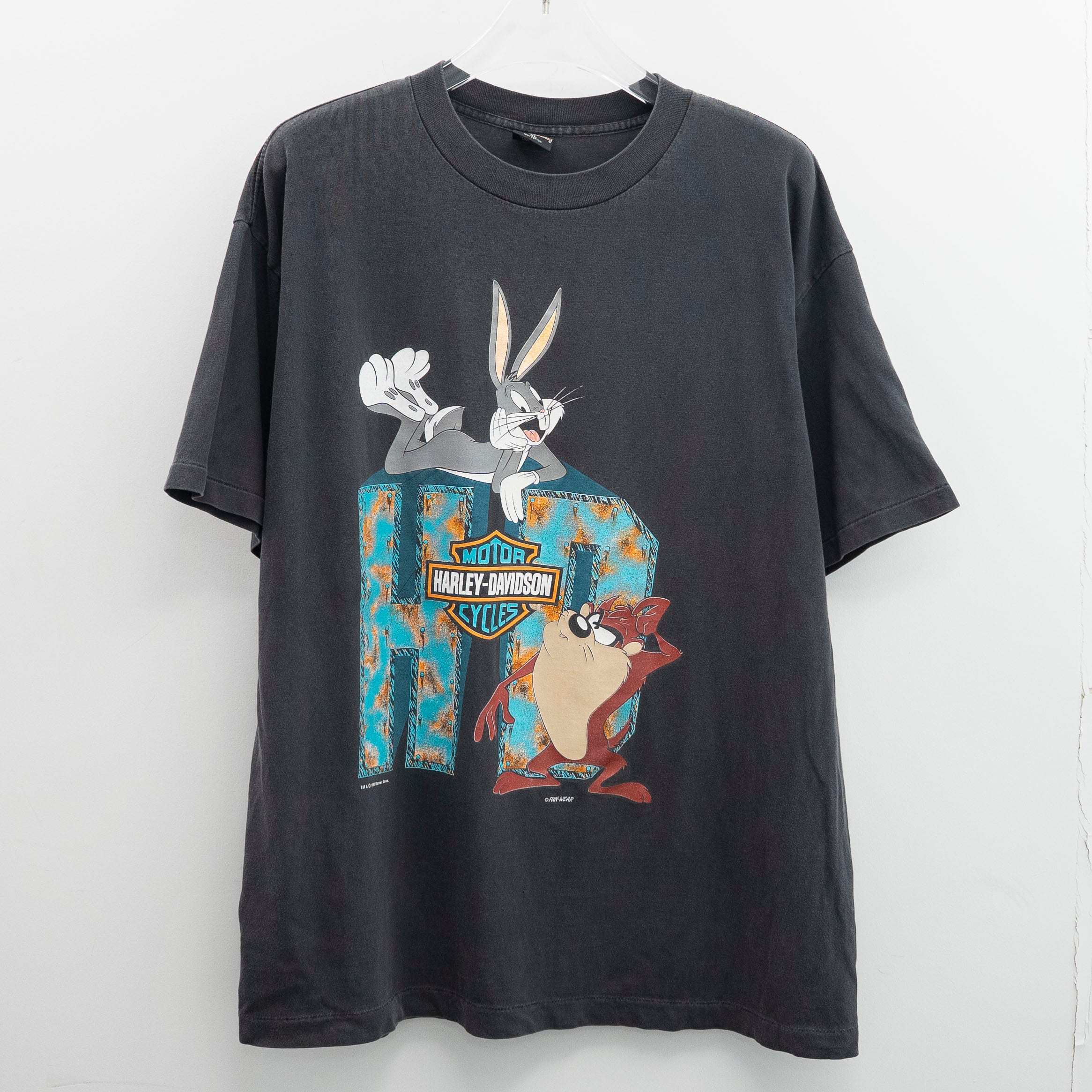 Harley Davidson " Looney Tunes Bar & Shield " Original Tag XL【A7-351】