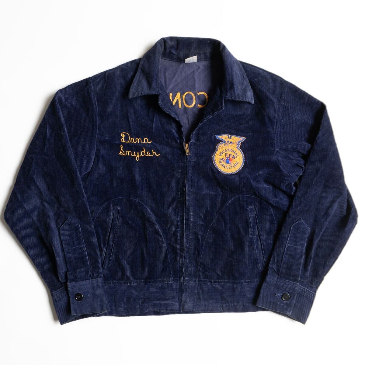 FFA 復刻 ファーマーズジャケット 刺繍 コーデュロイ 短丈 雰囲気抜群】 FFA ファーマーズ ジャケット【ワーク ジャケット