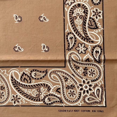 【Deadレア】70s RN13962 paisley ヴィンテージバンダナ