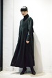 SATORU SASAKI / three-tucked long dress (black)