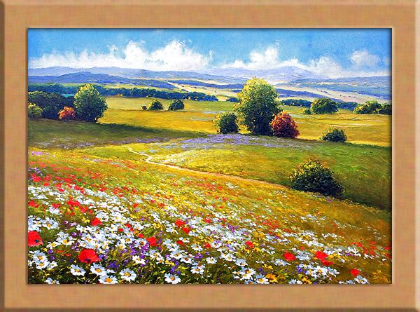 ルノワール・『春の花束』・絵画・複製・レプリカ・No.240711-43・梱包