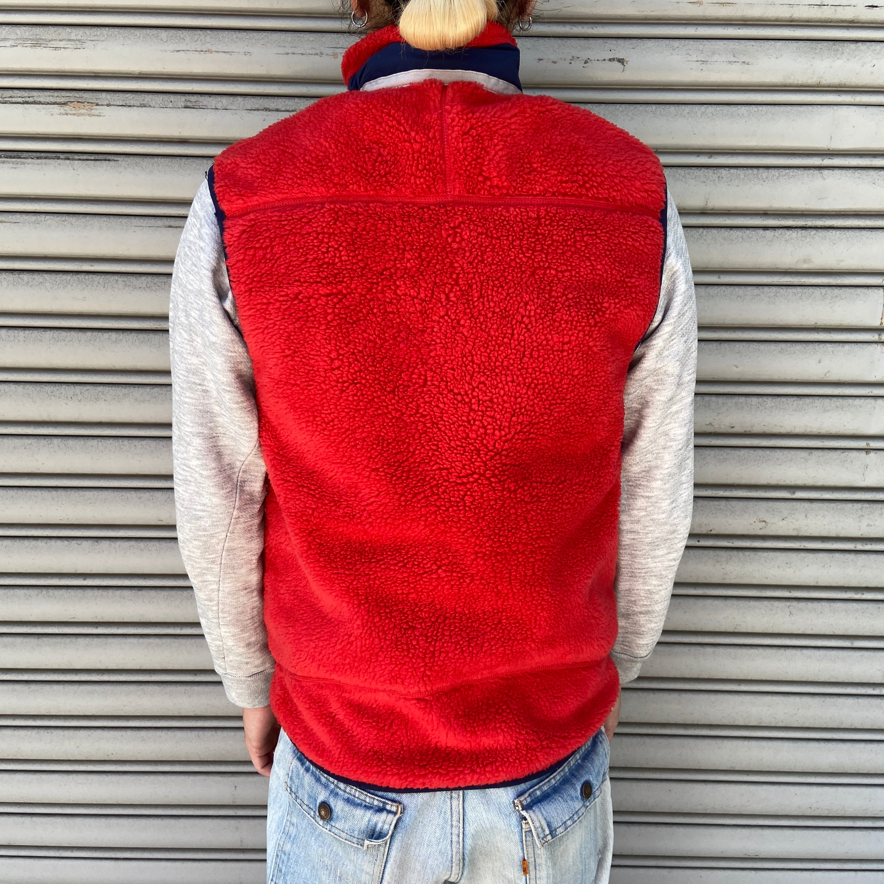 y*s様 Patagonia パタゴニア レトロX フリース ベスト 赤黒 M patagonia クラシックレトロXベスト ボアフリース 12年製 赤 S | 古着