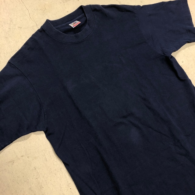1990'S FRUIT OF THE LOOM T-SHIRT NAVY M
