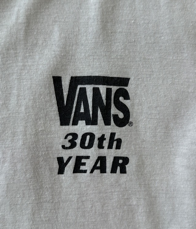 -VANS- Vintage 90s 30th year T-shirt