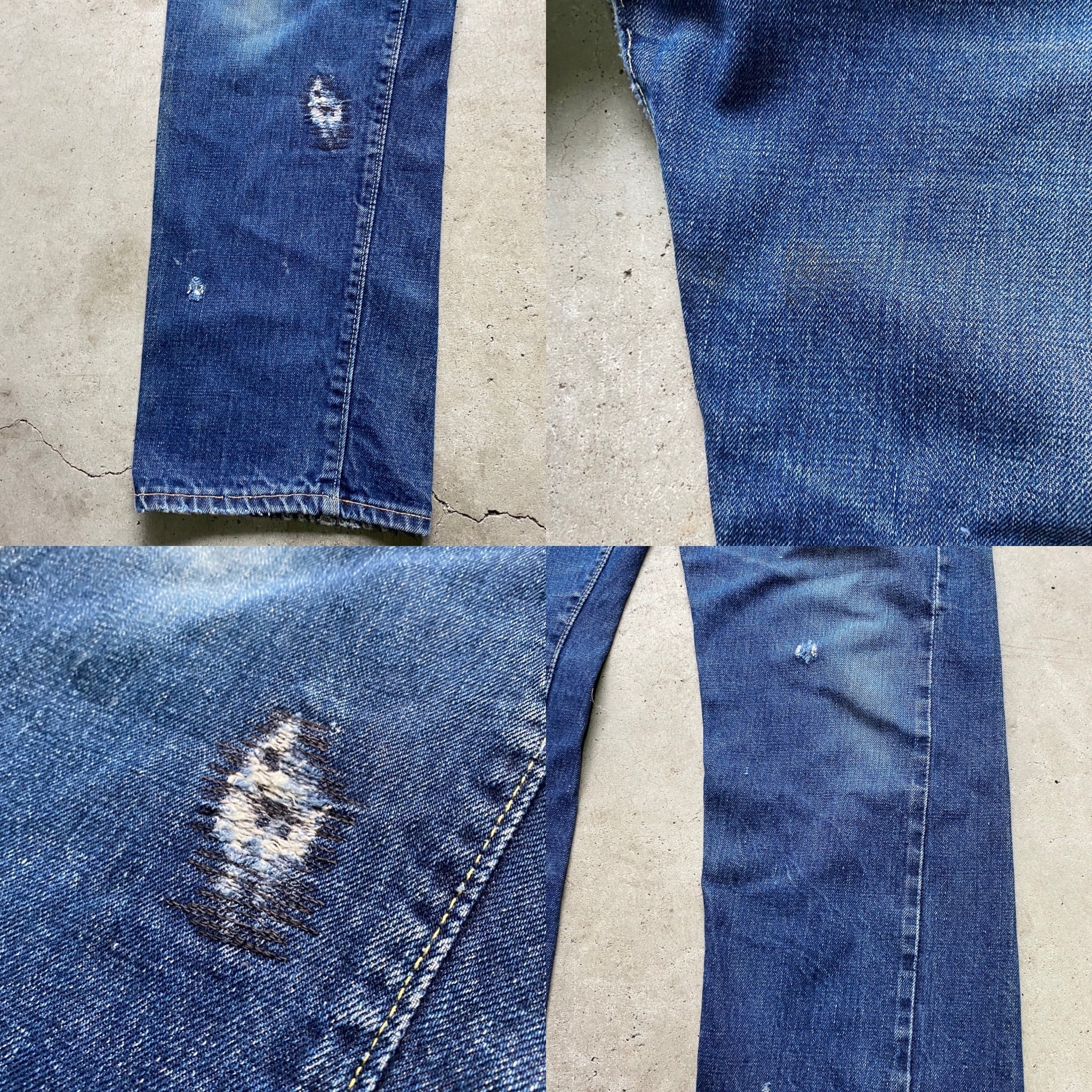 希少 60's 復刻 LEVI'S LVC 1967 505 BIGE 赤耳