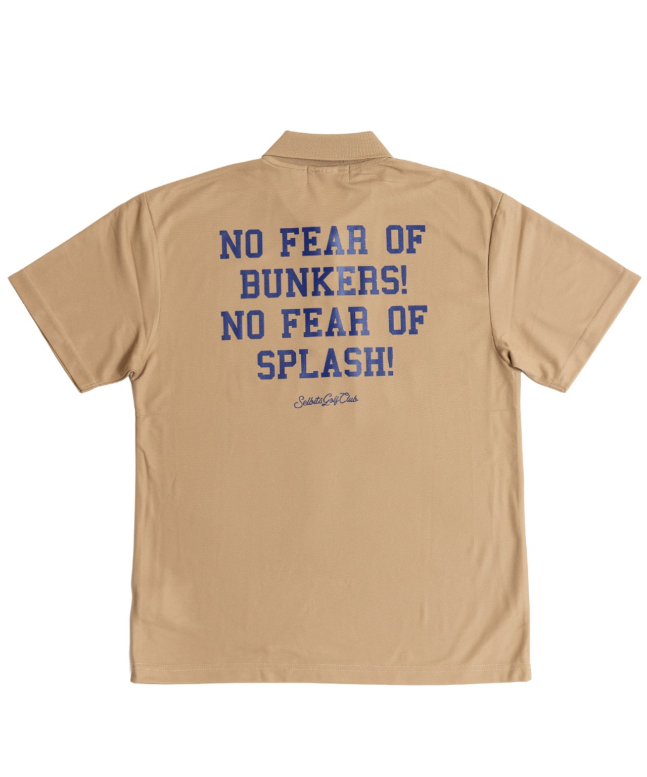 NO BUNKERS NO SPLASH Polo ”sand khaki”　数量限定モデル