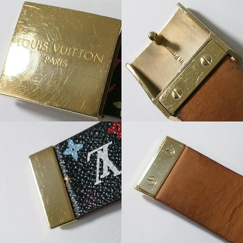 ルイ・ヴィトン サンチュール キャレ マルチカラー ベルト M9271W ルイ・ヴィトン LOUIS VUITTON サンチュール キャレ マルチカラー