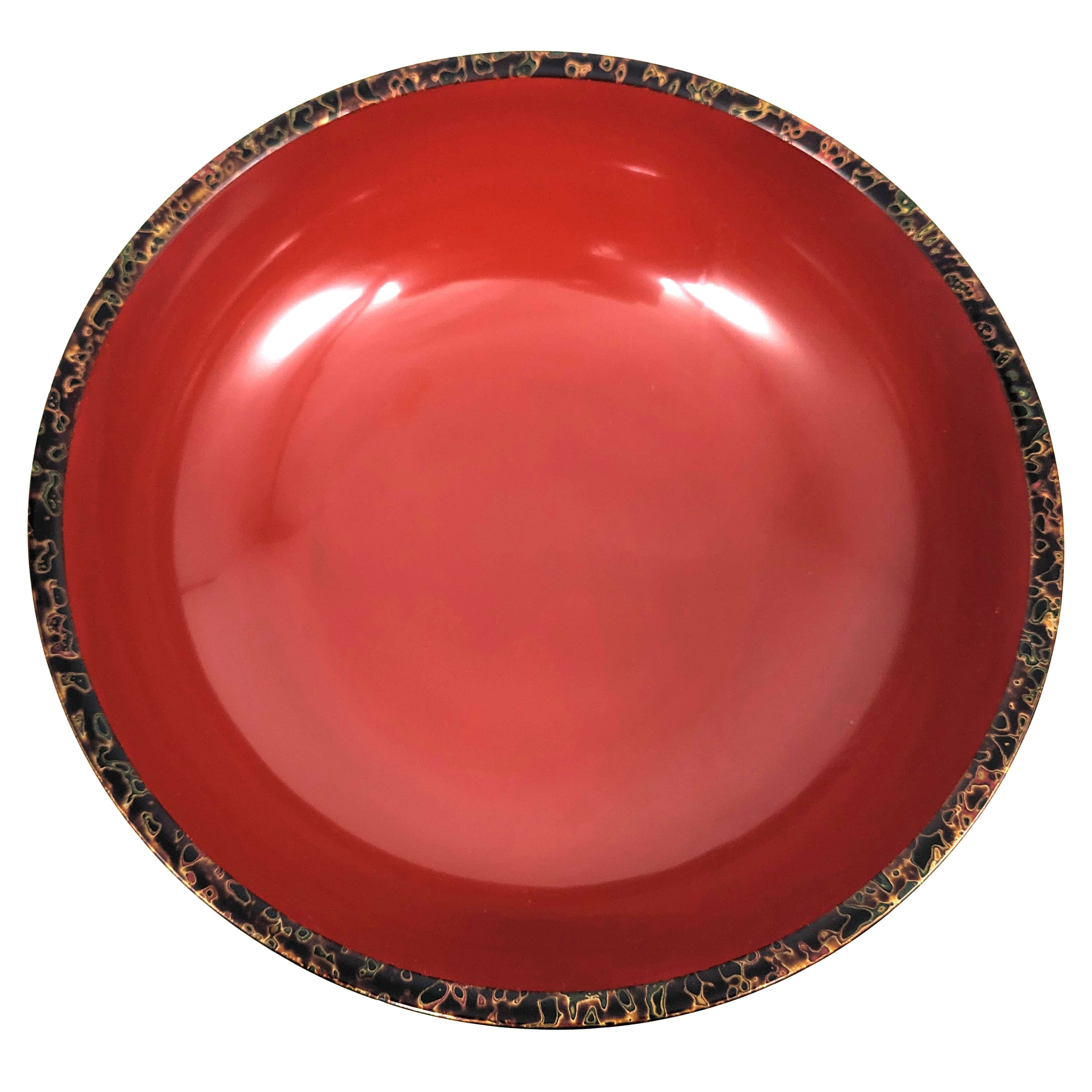 赤褐色の漆器 津軽塗 菓子器 赤褐色の漆器 津軽塗 菓子器 菓子器