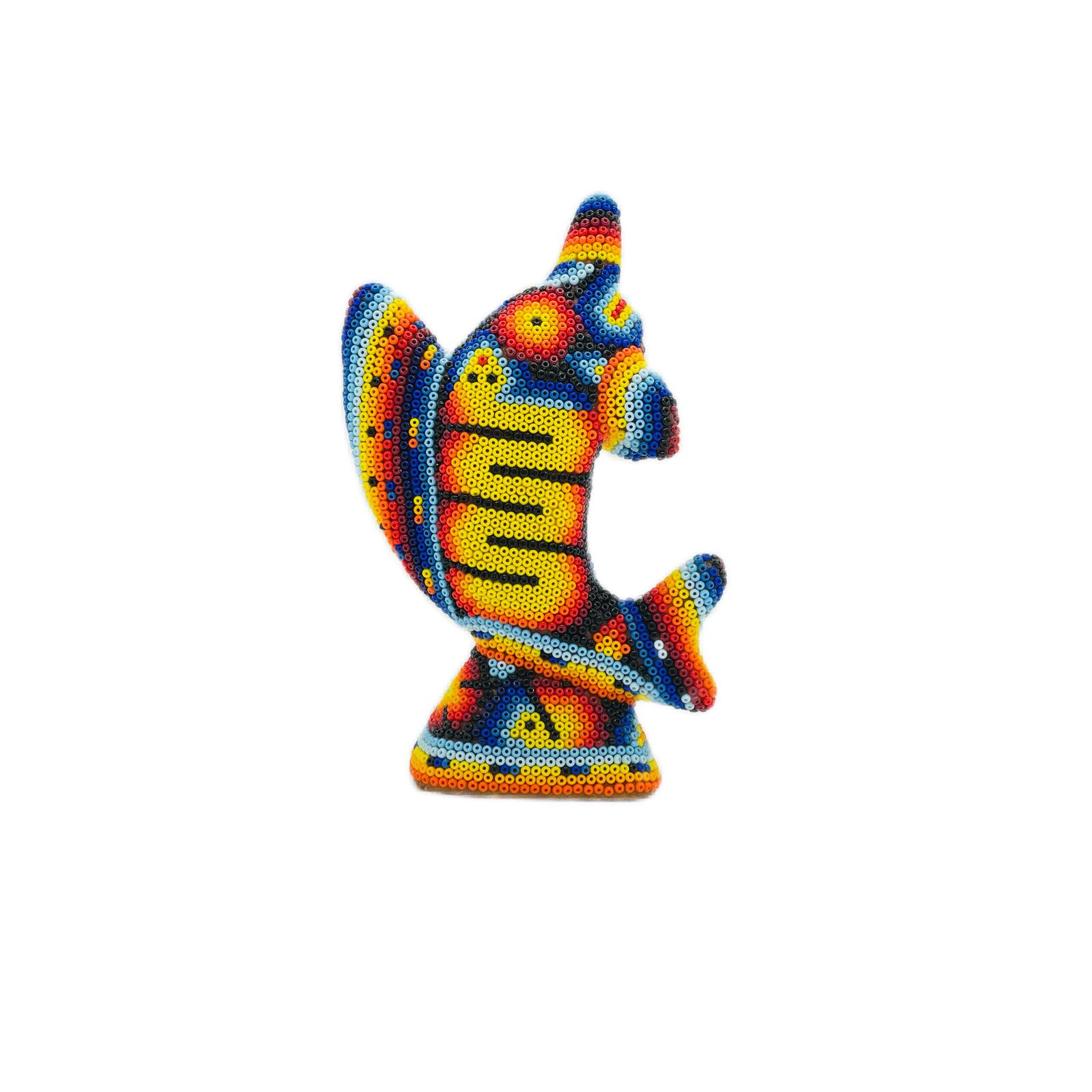 ウィチョル族ビーズアートオブジェ カラベラ Huichol Bead Art Object