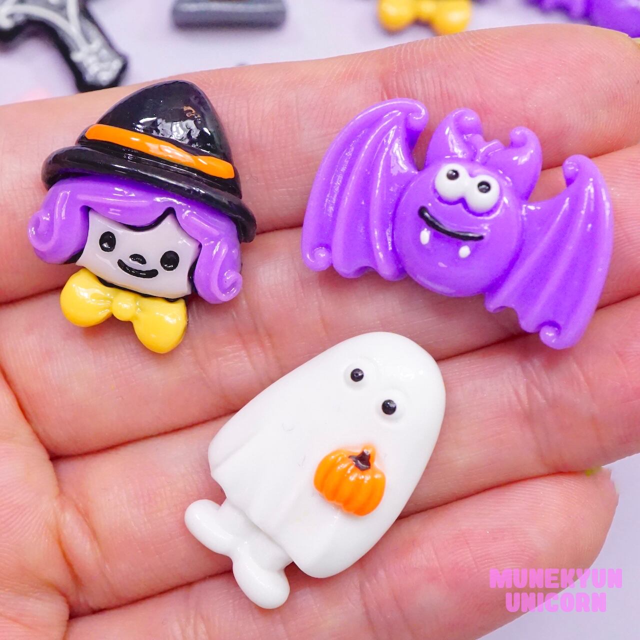 D582【1個】 ハロウィン デコパーツ 【9色展開】 | デコパーツとビーズ