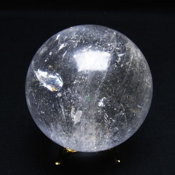 水晶 丸玉 63mm 水晶玉 一点物  151-7148