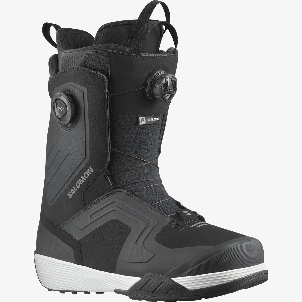 24-25モデル . SALOMON .『 DIALOGUE DUAL BOA WIDE 』. BLACK  