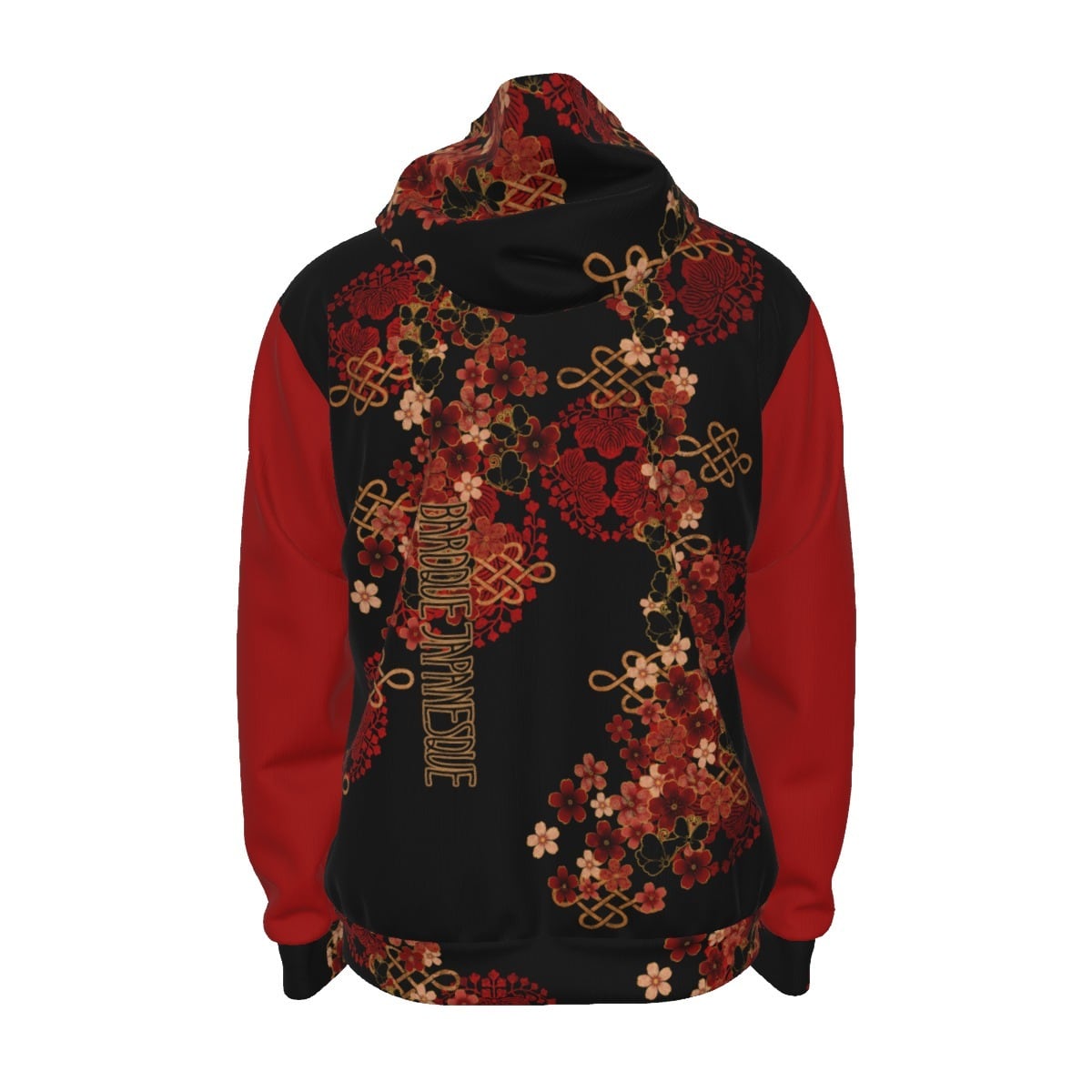 桜蝶紋様 ユニセックスジップアップパーカー 裏地付 | Baroque