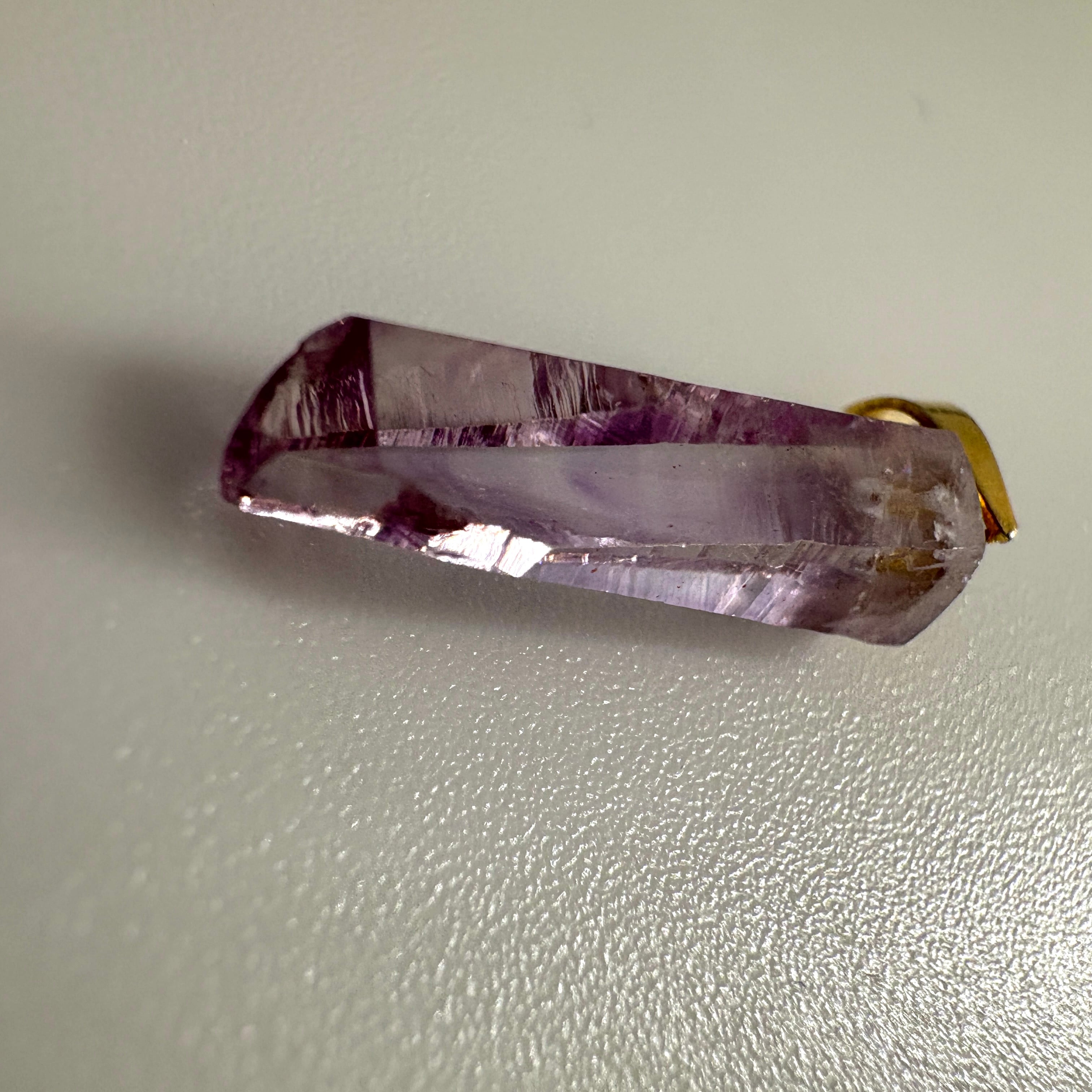 ベラクルスアメジスト ペンダントトップ メキシコ産 天然石 パワーストーン ベラクルスアメジスト原石 ペンダントトップ メキシコ産 約20㎜ | ヒロ