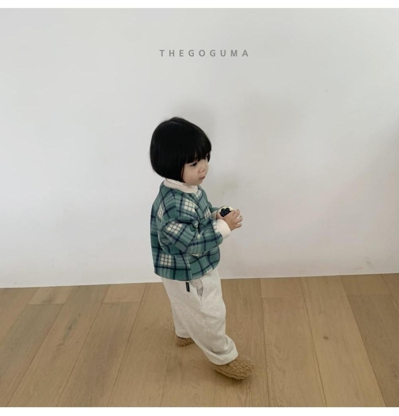 ザゴグマ / THE GOGUMA / チェックポントレーナー / 韓国子供服 / ジュニア / 26winter〖取寄〗*JS~JL*